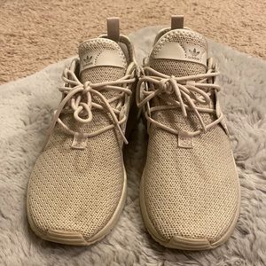 Gently worn sneakers